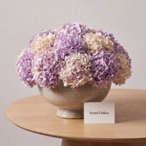 Preserved Hydrangea Centerpiece